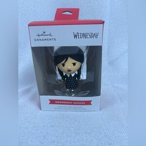 Hallmark Wednesday Addams Jenna Ortega Christmas Ornament 2025 Collectible‎ NIB
